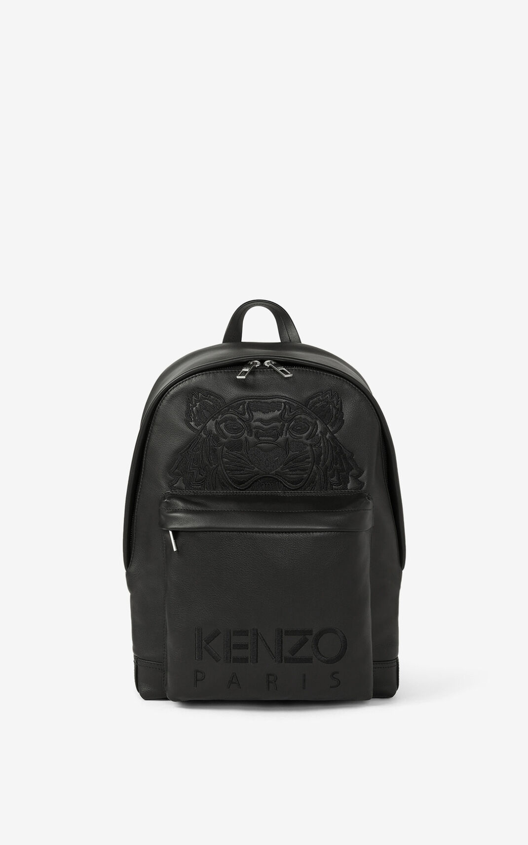 Mochila Kenzo Tiger Cuero Hombre Negras HUP130598